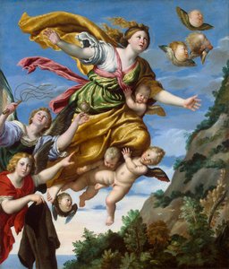 Maria Maddalena assunta in cielo, c. 1620 da Domenichino