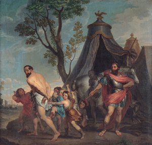 Camillo e il maestro di scuola di Falerii da Domenico Corvi