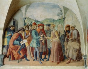 La Dote della Sposa, c.1450-1500 da Domenico Ghirlandaio