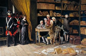 Perquisizione della casa di Eleonora Pimentel da Domenico Battaglia