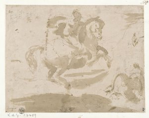 La battaglia di San Giorgio contro il drago da Domenico Beccafumi