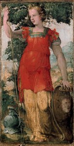 Personaggio femminile, forse Minerva da Domenico Beccafumi