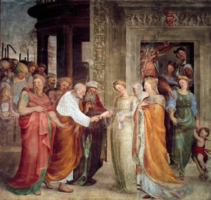 Le nozze della Madonna da Domenico Beccafumi