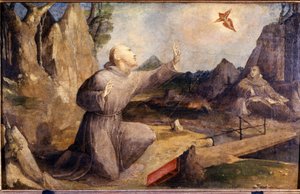 San Francesco riceve le stigmate. Beccafumi Domenico Mecarino