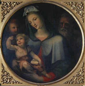 La Sacra Famiglia con il giovane San Giovanni Battista da Domenico Beccafumi