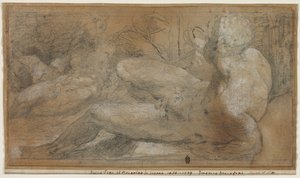 Tre nudi maschili da Domenico Beccafumi