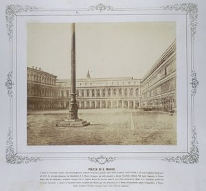 Piazza San Marco, c.1855 da Domenico Bresolin