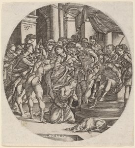 Decapitazione di Santa Caterina da Domenico Campagnola