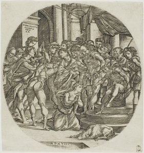 La Decapitazione di Santa Caterina da Domenico Campagnola
