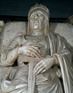 Effigie di un re, (dettaglio) da Domenico Fancelli