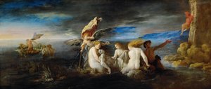 Eroe che piange il morto Leandro, c. 1622 da Domenico Fetti or Feti