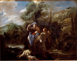 Fuga in Egitto da Domenico Fetti or Feti