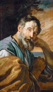 Pentimento di San Pietro di Domenico Fetti, ca 1613, Museo di Storia dell