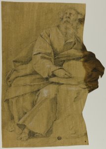 Evangelista che Scrive alla Scrivania da Domenico Fiasella