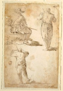 Tre uomini da Domenico Gargiulo, called Micco Spadaro