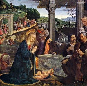 Adorazione dei pastori da Domenico Ghirlandaio