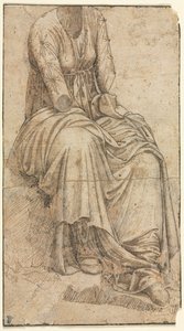 Copia di una statua romana di una donna seduta, seconda metà del XV secolo da Domenico Ghirlandaio