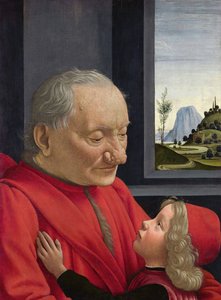 Italian: Ritratto di vecchio con nipote An Old Man and his Grandson