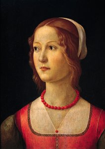 Ritratto di giovane ragazza da Domenico Ghirlandaio