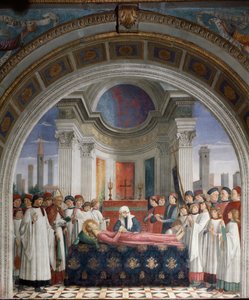 Il funerale di Santa Fina da Domenico Ghirlandaio