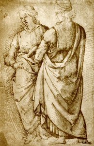 Due studi di abiti da Domenico Ghirlandaio