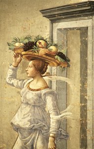 Donna che porta frutta, dalla Nascita di San Giovanni Battista