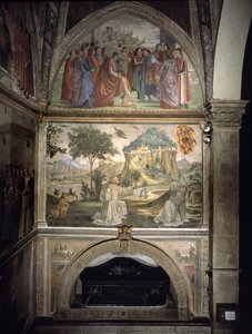 Funerale di San Francesco da Domenico Ghirlandaio