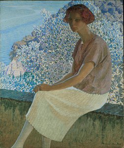 Calma argentea. Ritratto di Alma Fidora, 1922 da Domenico Guerello