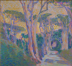 Foresta di pini a Portofino da Domenico Guerello
