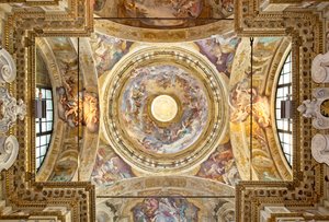 La cupola con la rappresentazione dell