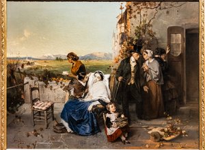 Come cadono le foglie da Domenico Induno
