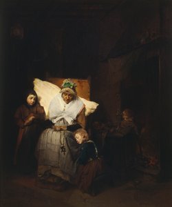Il rosario da Domenico Induno