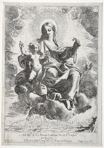 Madonna del Rosario da Domenico Maria Canuti