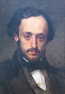 Pasquale Villari da giovane da Domenico Morelli