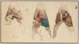 Bozzetti per un altare da Domenico Morelli