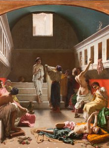Le terme di Pompei, 1861 da Domenico Morelli
