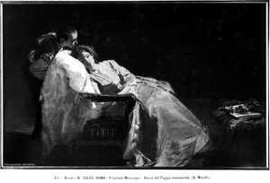 Il paggio innamorato da Domenico Morelli