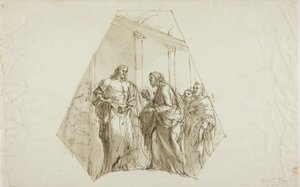 Doubting Thomas (Spandrel Design) da Domenico Pozzi