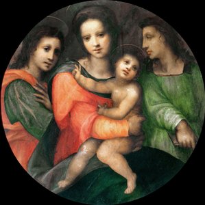 Madonna e Bambino con due angeli da Domenico Puligo