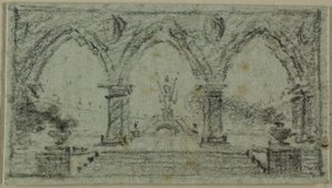 Portico con archi gotici