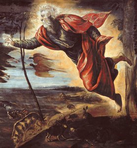 La Creazione degli Animali (dettaglio) da Domenico Robusti Tintoretto