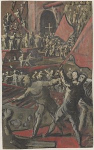 Soldati veneziani che attaccano Costantinopoli da Domenico Tintoretto