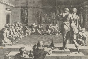 Il banchetto di Alessandro da Domenico del Barbiere