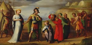 La continenza di Scipione (237-183 a.C.) da Domenico di Pace Beccafumi  
