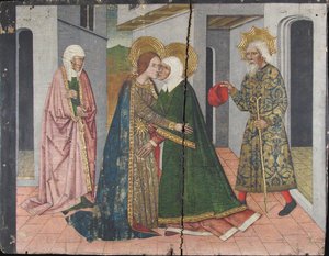Il Pannello della Visitazione dal Retablo di San Giovanni da Domingo Ram