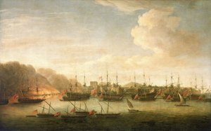 La cattura di Geriah, febbraio 1756 da Dominic Serres