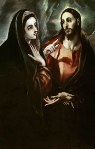 Cristo che si congeda dalla Madre da Dominico El Greco
