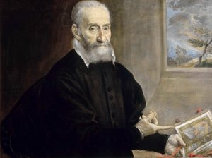Ritratto di Giulio Clovio 1498-1578, ca 1571
