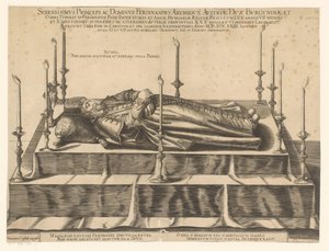 Ritratto postumo di Ferdinando II del Tirolo da Dominicus Custos (possibly)