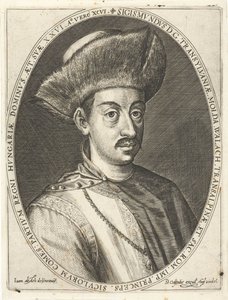 Sigismund Bathory, Principe di Transilvania. Da Atrium heroicum, Augusta 1600-1602 da Dominicus or Custodis Custos